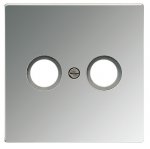 JUNG LS 990 Блестящий хром Накладка TV-FM розетки (GCR2990TV)