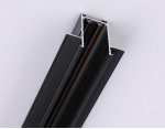 Шинопровод встраиваемый под ГКЛ 12,6мм Magnetic 220V IP20 2000*62.5*56 Ambrella GL1010 BK черный IP20 220V 2000*62.5*56