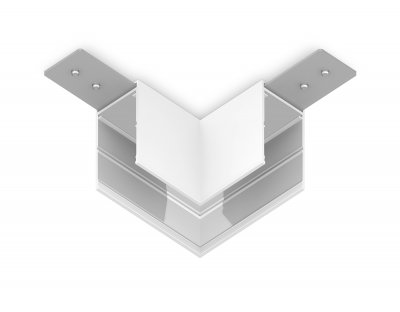 Коннектор угловой для накладного шинопровода Magnetic 220V Ambrella GL1031 WH белый коннектор угловой для накладного шинопровода Magnetic 220V 80*80*52
