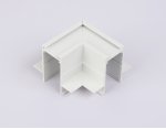 Коннектор угловой для встраиваемого шинопровода Magnetic 220V Ambrella GL1039 WH белый коннектор угловой для встраиваемого магнитного шинопровода Magnetic 220V 80*80*47
