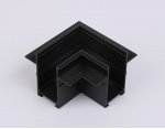 Коннектор угловой для встраиваемого шинопровода Magnetic 220V Ambrella GL1040 BK черный коннектор угловой для встраиваемого шинопровода Magnetic 220V 80*80*47