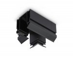 Коннектор Т-образный для корпуса в натяжной потолок Magnetic 220V Ambrella GL1044 BK черный коннектор Т-образный для корпуса в натяжной потолок Magnetic 220V 140*100*61