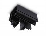 GL1048 BK черный коннектор T-образный для шинопровода в натяжной потолок Magnetic 220V 135*100*51