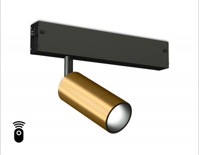 Управляемый светодиодный светильник для шинопровода Magnetic 220V диммируемый 3000-6400K Ambrella GL1203 GD золото IP20 7W 3000K-6400K 220V 36° D35*80 (Без ПДУ)