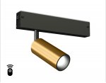 Управляемый светодиодный светильник для шинопровода Magnetic 220V диммируемый 3000-6400K Ambrella GL1203 GD золото IP20 7W 3000K-6400K 220V 36° D35*80 (Без ПДУ)