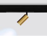Управляемый светодиодный светильник для шинопровода Magnetic 220V диммируемый 3000-6400K Ambrella GL1213 GD золото IP20 12W 3000K-6400K 220V 36° D45*100 (Без ПДУ)