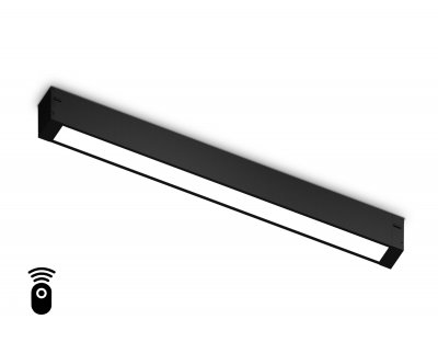 Управляемый светодиодный светильник для шинопровода Magnetic 220V диммируемый 3000-6400K Ambrella GL1272 BK черный IP20 15W 3000K-6400K 220V 120° 342*25*42 (Без ПДУ)