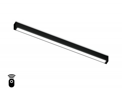 Управляемый светодиодный светильник для шинопровода Magnetic 220V диммируемый 3000-6400K Ambrella GL1292 BK черный IP20 24W 3000K-6400K 220V 120° 562*25*42 (Без ПДУ)