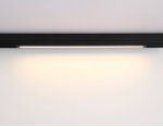 Управляемый светодиодный светильник для шинопровода Magnetic 220V диммируемый 3000-6400K Ambrella GL1292 BK черный IP20 24W 3000K-6400K 220V 120° 562*25*42 (Без ПДУ)