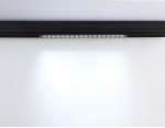 Управляемый светодиодный светильник для шинопровода Magnetic 220V диммируемый 3000-6400K Ambrella GL1312 BK черный IP20 15W 3000K-6400K 220V 24° 342*25*42 (Без ПДУ)