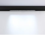 Управляемый светодиодный светильник для шинопровода Magnetic 220V диммируемый 3000-6400K Ambrella GL1314 BK черный IP20 24W 3000K-6400K 220V 24° 455*25*42 (Без ПДУ)
