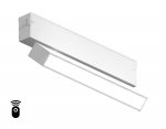 Управляемый светодиодный светильник для шинопровода Magnetic 220V диммируемый 3000-6400K Ambrella GL1321 WH белый IP20 12W 3000K-6400K 220V 120° 232*25*112 (Без ПДУ)