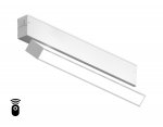Управляемый светодиодный светильник для шинопровода Magnetic 220V диммируемый 3000-6400K Ambrella GL1331 WH белый IP20 18W 3000K-6400K 220V 120° 342*25*112 (Без ПДУ)