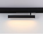 Управляемый светодиодный светильник для шинопровода Magnetic 220V диммируемый 3000-6400K Ambrella GL1332 BK черный IP20 18W 3000K-6400K 220V 120° 342*25*112 (Без ПДУ)