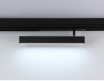 Управляемый светодиодный светильник для шинопровода Magnetic 220V диммируемый 3000-6400K Ambrella GL1332 BK черный IP20 18W 3000K-6400K 220V 120° 342*25*112 (Без ПДУ)
