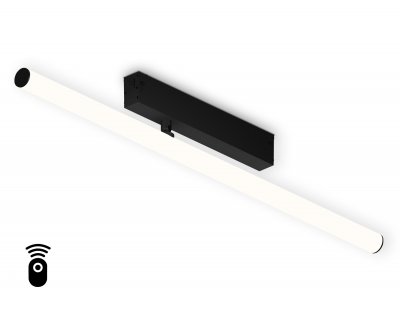 Управляемый светодиодный светильник для шинопровода Magnetic 220V диммируемый 3000-6400K Ambrella GL1361 BK черный IP20 12W 3000K-6400K 220V 120° 608*25*110 (Без ПДУ)