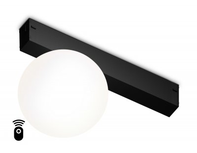 Управляемый светодиодный светильник для шинопровода Magnetic 220V диммируемый 3000-6400K Ambrella GL1371 BK черный IP20 10W 3000K-6400K 220V 120° D120/232*120*167 (Без ПДУ)