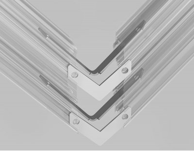 GL2015 AL алюминий 80*10*1,5 4шт