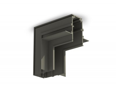 Коннектор угловой внутренний для встраиваемого шинопровода Magnetic Ambrella GL3363 GL