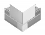 Коннектор угловой для накладного шинопровода Magnetic Ambrella GL3369 GL