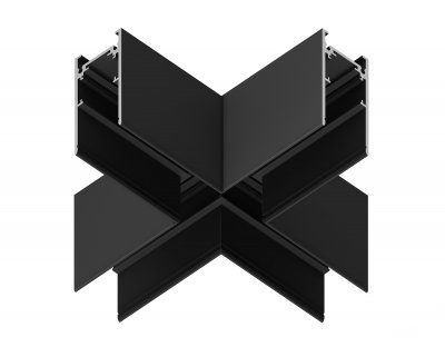 Коннектор Х-образный для накладного шинопровода Magnetic Ambrella GL3376 GL