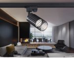 Трековый однофазный светильник со сменной лампой Ambrella GL5158 GL