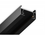 Шинопровод накладной однофазный Standard 220V 3m (ввод питания, 1 заглушка, крепление в комплекте) Ambrella GL7106 BK черный IP20 220V 3000*32.5*19.8