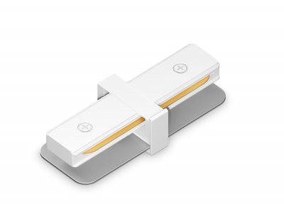 Коннектор прямой для однофазного шинопровода Standard 220V Ambrella GL7159 WH белый коннектор прямой для однофазного шинопровода Standard 220V 79*35*20