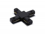 Коннектор Х-образный для однофазного шинопровода Standard 220V Ambrella GL7172 BK черный коннектор Х-образный для однофазного шинопровода Standard 220V 105*105*20