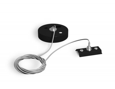 Подвес тросовый для однофазного шинопровода Standard 220V 1.5m Ambrella GL7192 BK черный подвес тросовый для однофазного шинопровода Standard 220V 1.5m