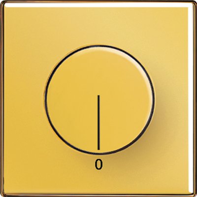 JUNG LS 990 Блеск золота Накладка регулятора частоты вращения (GO2940.20) JUNG LS 990 Блеск золота Накладка регулятора частоты вращения (GO2940.20)