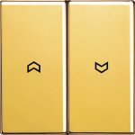 JUNG LS 990 Блеск золота Клавиша 2-я жалюзийная (GO2995P)