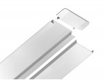 Алюминиевый профиль встраиваемый 30.6*6 для светодиодной ленты до 19,8мм Ambrella GP1100WH GP