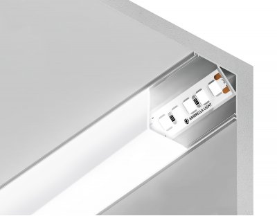 Алюминиевый профиль угловой квадратный 15.7*15.7 для светодиодной ленты до 9,78мм Ambrella GP2150AL GP