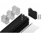 Алюминиевый профиль накладной/подвесной "Profile System" 35*35 для светодиодной ленты до 26мм Ambrella GP2550BK GP