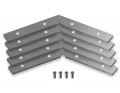 Соединитель угловой для алюминиевого профиля "Profile System" 120° (комплект 5шт) Ambrella GP8053 GP