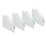 Заглушка для углового круглого алюминиевого профиля GP2100 (комплект 4шт) Ambrella GP8460 GP