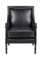Классическое кресло Colin Black Leather MAK interior GS-9016-GL Черный