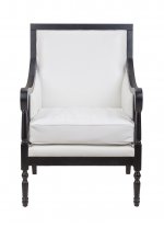 Классическое кресло Colin White Leather MAK interior GS-9016-WGL Белый