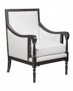 Классическое кресло Colin White Leather MAK interior GS-9016-WGL Белый