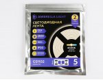 Светодиодная лента Ambrella Light GS1102 2835 120Led /9.6W m/ 12V IP20 4500K 5m/кратность резки 25mm Ambrella GS1102 GS