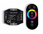 Контроллер для светодиодных лент RGB с сенсорным радио пультом 2.4G 24A 12V 288W/ 24V 576W GS11401 Ambrella GS11401 GS