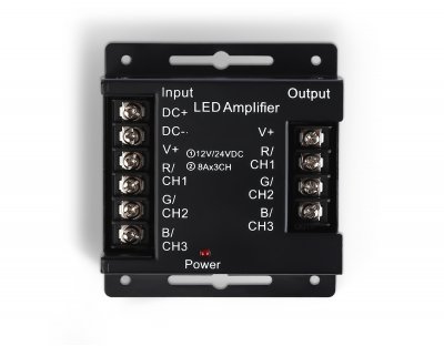 Усилитель для светодиодных лент RGB 24A 12V 288W/ 24V 576W GS11801 Ambrella GS11801 GS