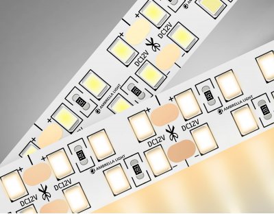 Светодиодная лента двухрядная Ambrella Light GS1601 2835 240Led /19.2W m/ 12V IP20 3000K 5m Ambrella GS1601 GS