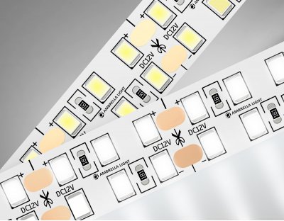 Светодиодная лента двухрядная Ambrella Light GS1602 2835 240Led /19.2W m/ 12V IP20 4500K 5m Ambrella GS1602 GS