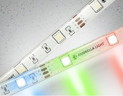 Светодиодная лента RGB Ambrella Light GS2301 5050 30Led /7.2W m/ 12V IP65 RGB 5m Ambrella GS2301 GS