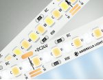 Светодиодная лента с регулировкой температуры света GS4151 2835 240Led /18W m/ 24V IP20 CCT 3000-650 Ambrella GS4151 GS