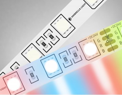 Светодиодная лента RGB Ambrella Light GS4302 5050 60Led /14.4W m/ 24V IP20 RGB 5m Ambrella GS4302 GS