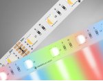 Светодиодная лента RGB с теплым белым светом GS4401 5050 60Led /10W m/ 24V IP20 RGBW+3000K 5m Ambrella GS4401 GS