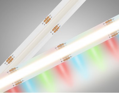 GS4951 COB 576Led/ 14W m/ 24V IP20 RGB/ 5m*10mm*3mm (4 конт.)